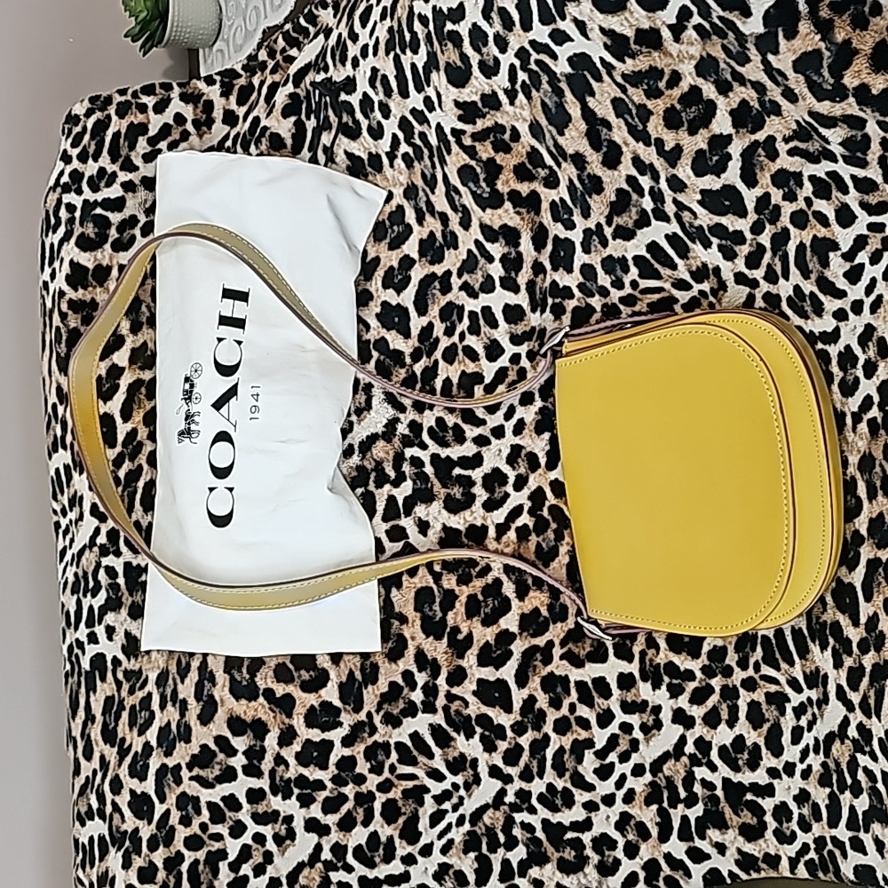 Coach 1941 yellow crossbody